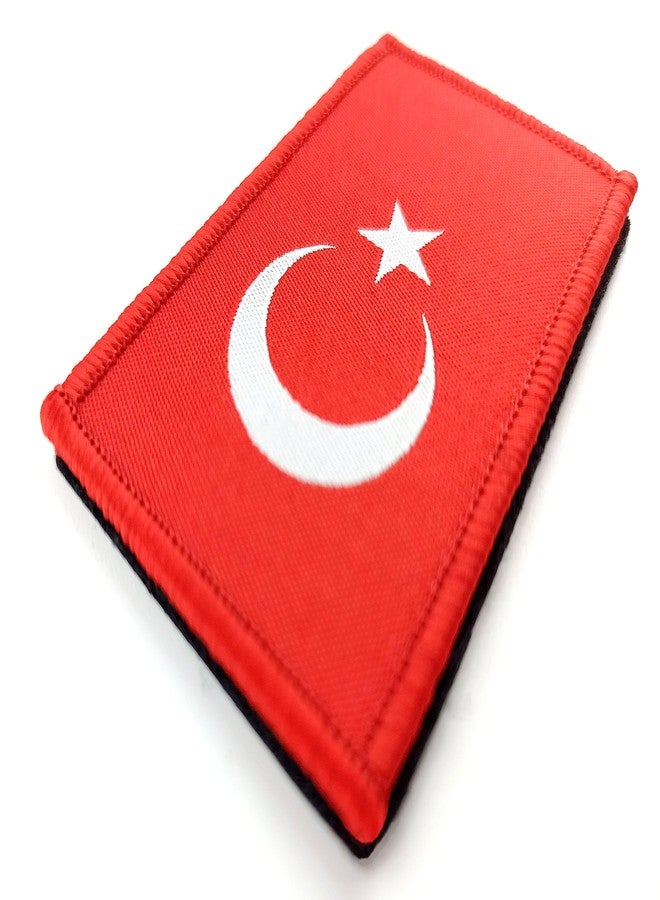 Overdecor Turkey Turkish Flag Patch Tactical Military Patches - Hook and Loop Fastener, 2 Pack - Image 4