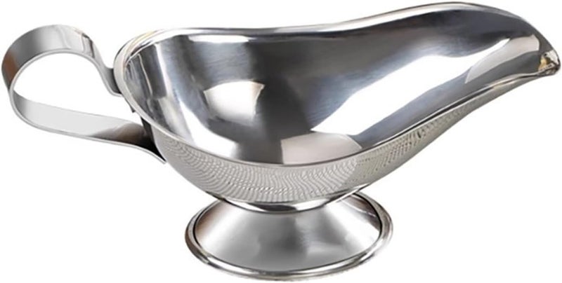 Gravy Boat Stainless Steel Gravy Boat Steak Pepper Sauce Boat Sauce Jug Sauce Sauce Cup Western Juice Boat Gravy Jug(Large) - Image 1