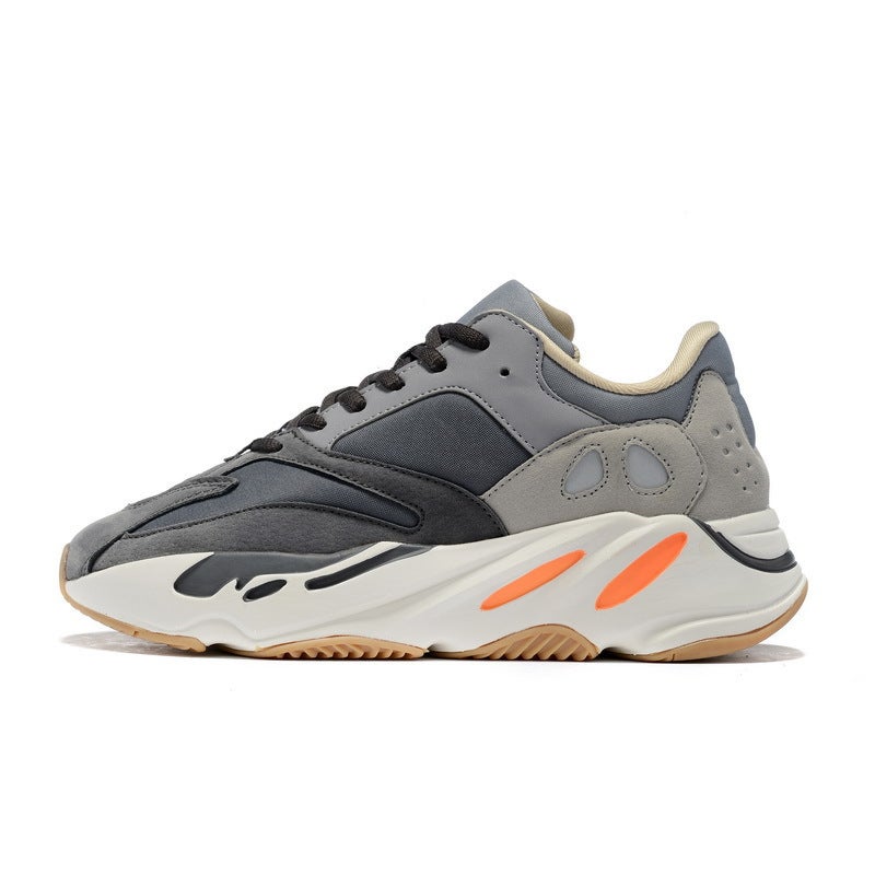 Coconut 700 Torre Shoes Women'S Grey White Thick Sole Height Increase Retro Sports Leisure Couple Men'S Shoes - Image 1
