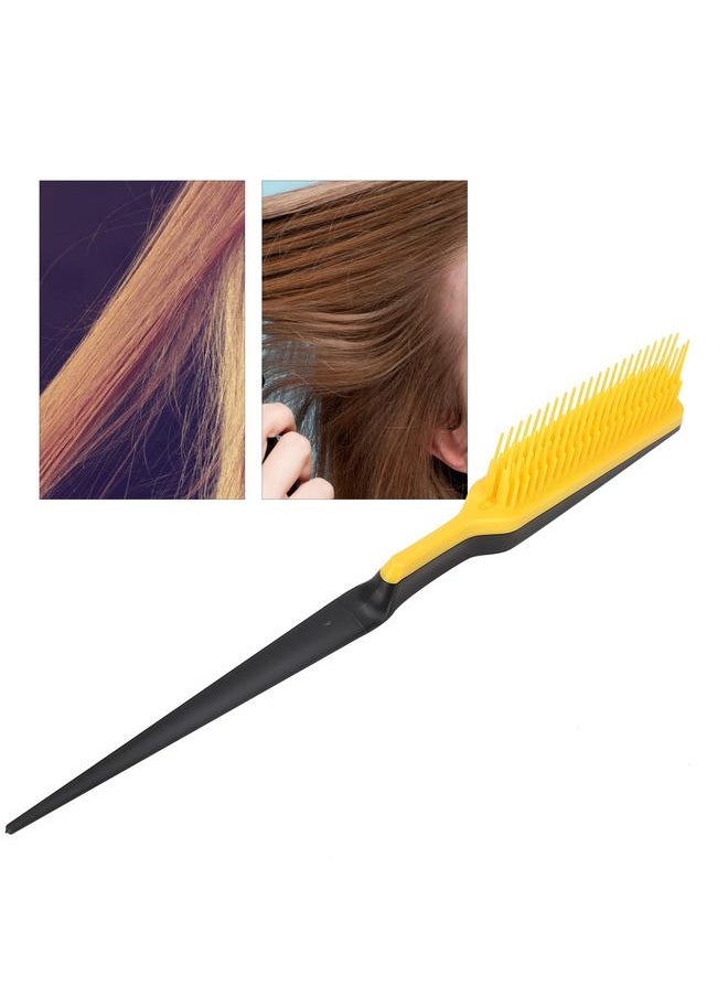Thoraya Professional Salon Styling Comb Hairdressing Massage Hair Brush Makeup Comb (Yellow)  - Image 5