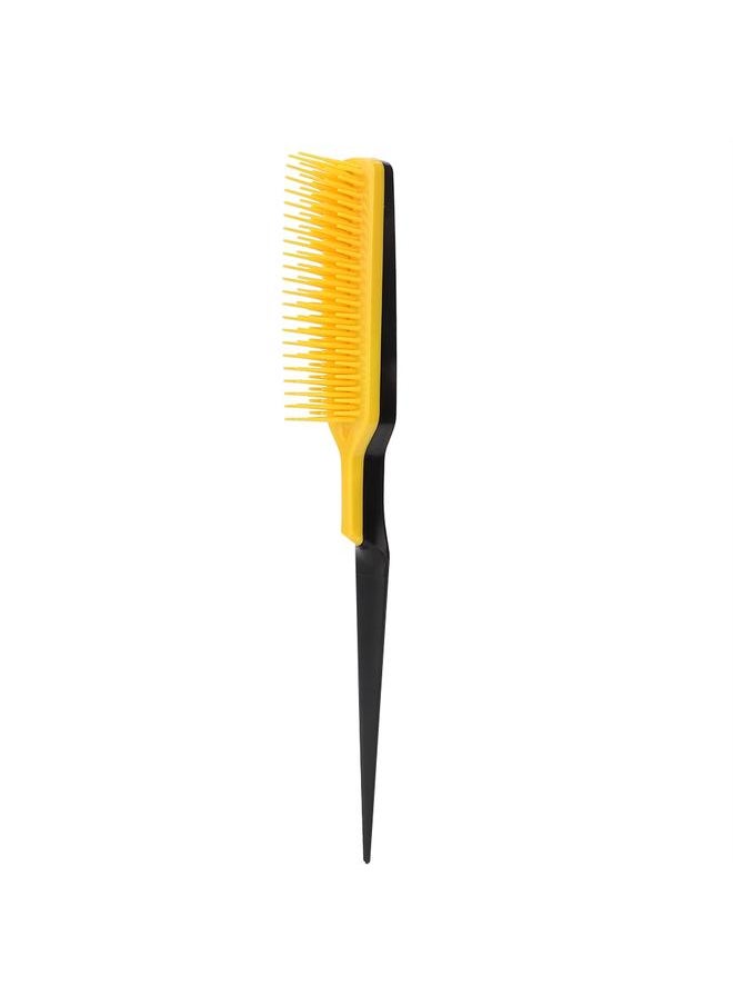 Thoraya Professional Salon Styling Comb Hairdressing Massage Hair Brush Makeup Comb (Yellow)  - Image 1