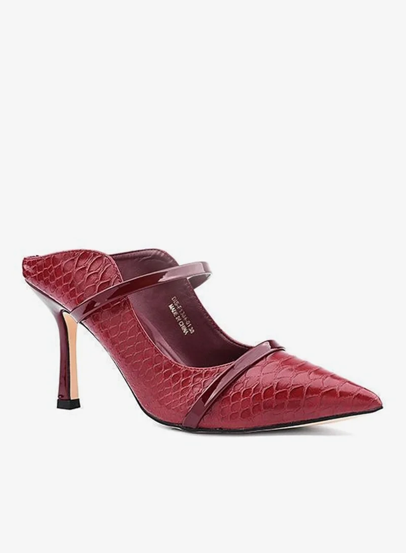 كابلي كعب مدبب نسائي مفتوح من الخلف