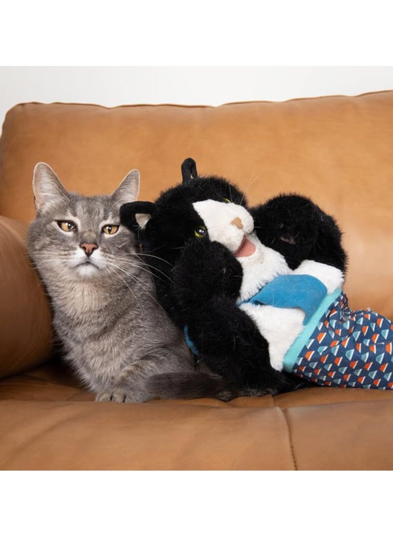 عام الدمية اليدوية بالشكل القطة، لعبة حيوان من الفلاش، لعبة فلا شيق فائقة النعومة، لعبة تفاعلية للتدريب. - Image 1