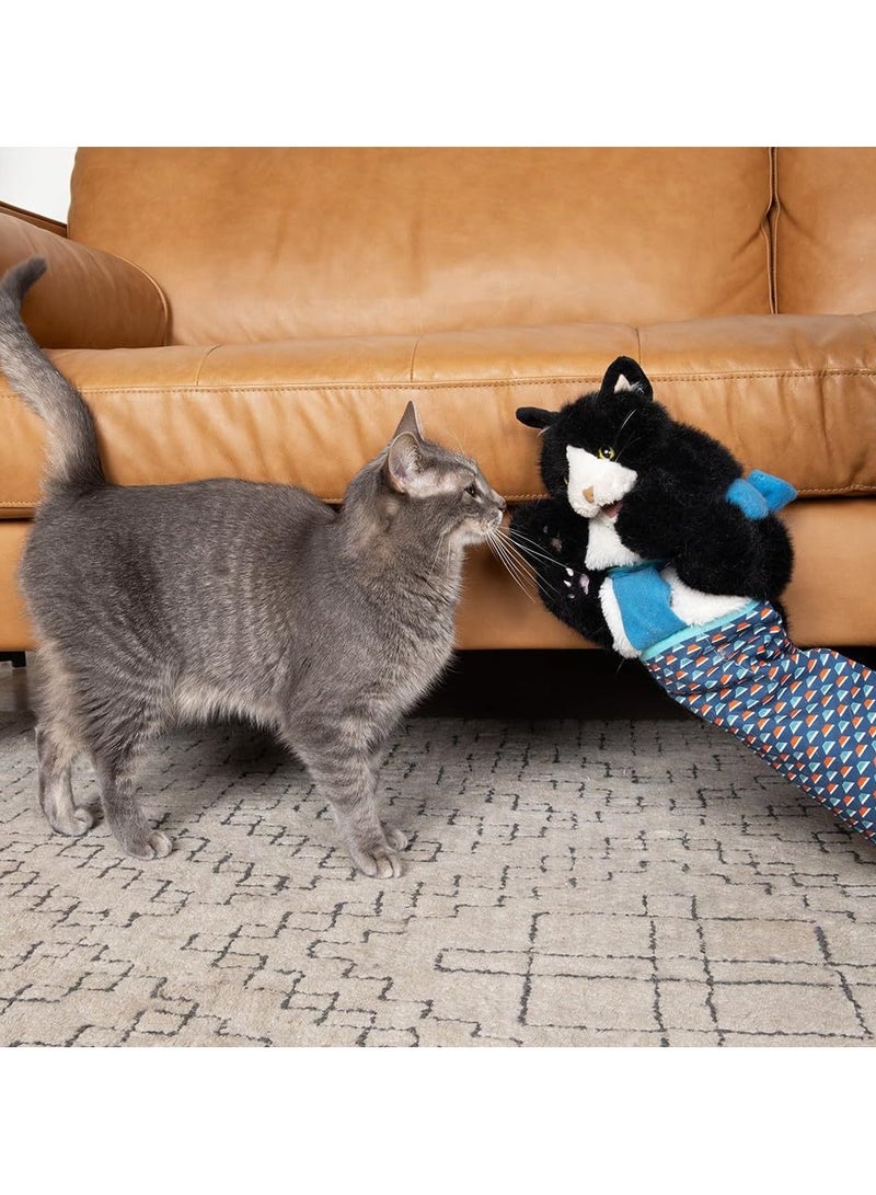 عام الدمية اليدوية بالشكل القطة، لعبة حيوان من الفلاش، لعبة فلا شيق فائقة النعومة، لعبة تفاعلية للتدريب. - Image 2