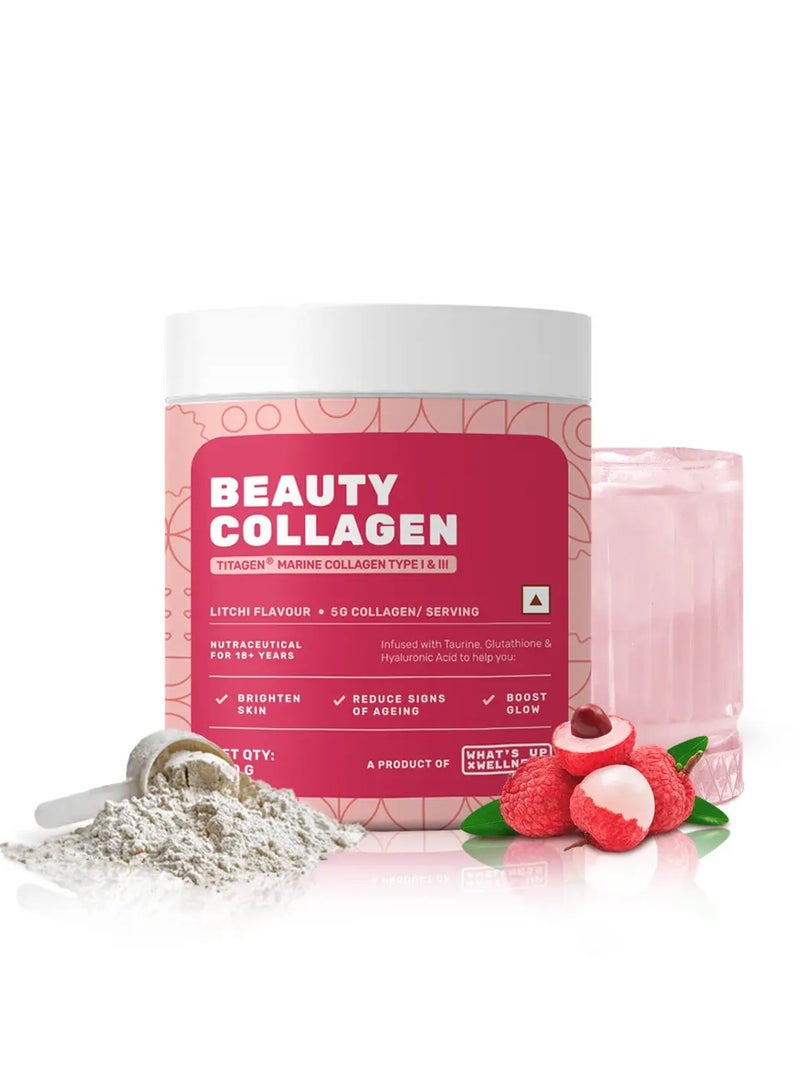 What 's Up What’s Up Beauty Collagen Litchi Flavour 200g - Image 3