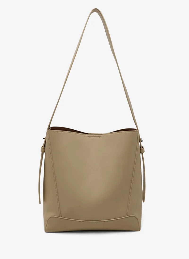أر أند بي Solid Shoulder Bag