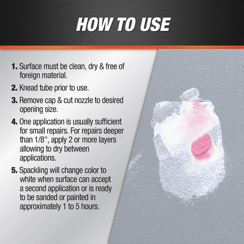 Dap 5.5 oz DAP 12346 DryDex Interior/Exterior Spackling - Image 3