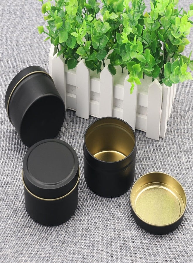 GENHAKON 24 Packs 4 oz Black Candle Tins, Bulk Candle Making Tins, Candle Jars, Candle Containers for Making Candles - Image 4