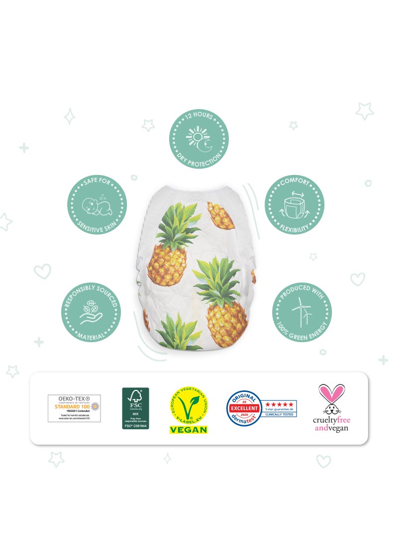 PureBorn Pull Ups Pants Size 4 (9-15kg) Twin Pack 44 Diapers - Image 2