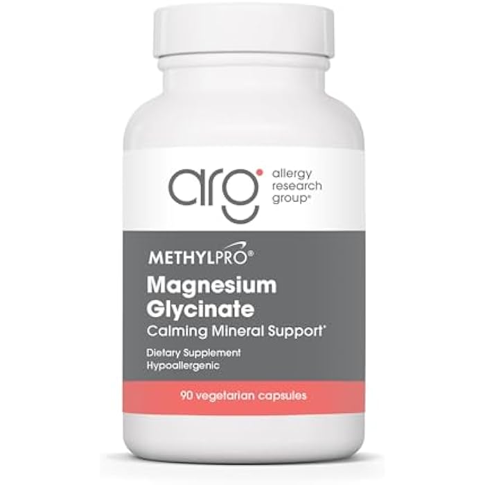 MethylPro Magnesium Glycinate - Magnesium Supplements with 125mg of Magnesium Bisglycinate per Capsule - Support Deep Rest and Healthy Methylation - Pairs Well with L-Methylfolate (90 Capsules) - Image 1