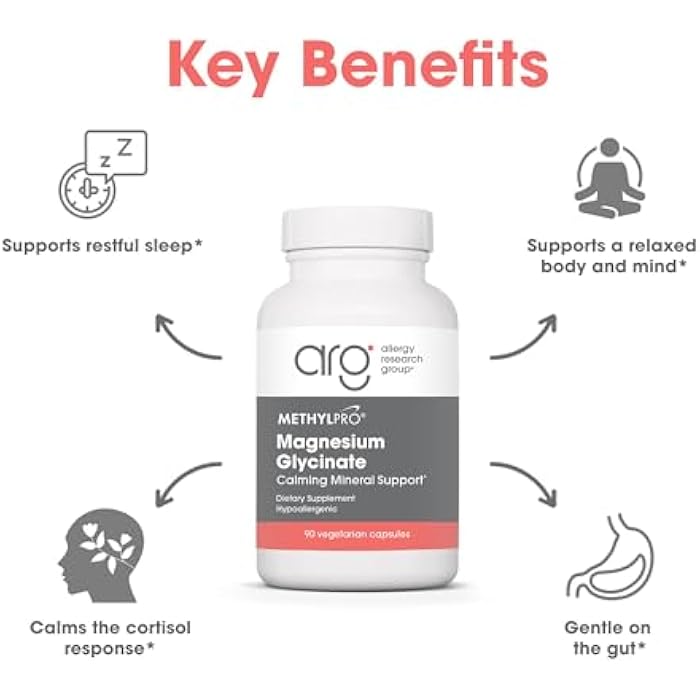 MethylPro Magnesium Glycinate - Magnesium Supplements with 125mg of Magnesium Bisglycinate per Capsule - Support Deep Rest and Healthy Methylation - Pairs Well with L-Methylfolate (90 Capsules) - Image 4