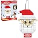 Brickcraft Rudolph the RedNosed Reindeer Santa Claus Ornament Brick Building Set 74 Pieces DIY Holiday Christmas Block Kit with Hanging String Festive Winter Display Gift for Kids Adults Ages 8 - Image 2