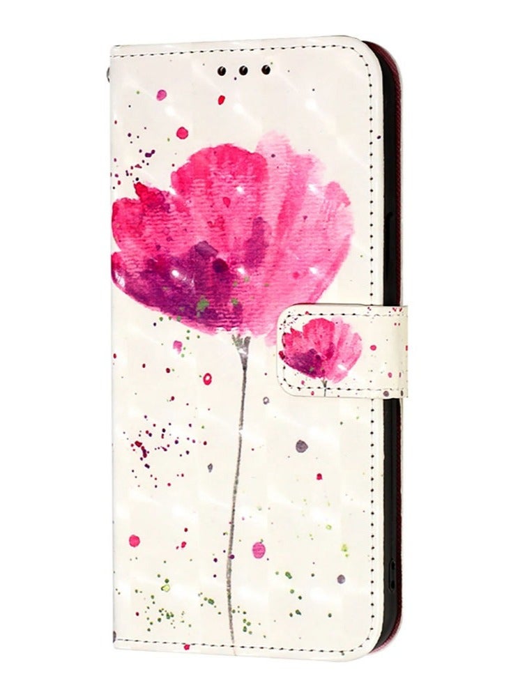 For Tecno Spark 10C 3D Painting Horizontal Flip Leather Phone Case(Flower) - Image 1