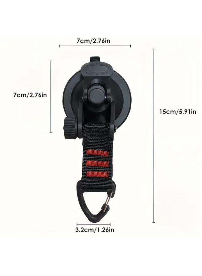 4 Piece Set Strong Suction Cups With Clips And Mounting Hooks For Outdoor Gear - Image 5