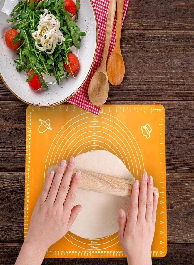 Jamboree!!! Jamboree Silicone Baking Mat with Measurement Non Stick Mat for Pas, Baking Pad, Table Sheet, Non Slip Cooking Mat, Bake Pizza Cake - Image 4