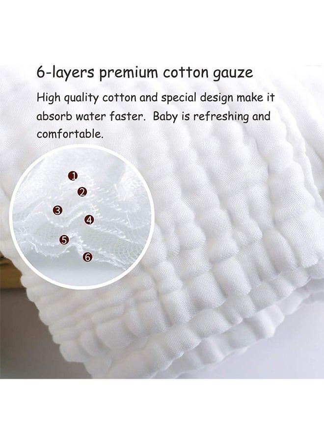 10-Piece Wipes Soft Super Gentle Delicate Skin Towel Set With High-Quality Material 2-Pieces Per Color  - Image 5