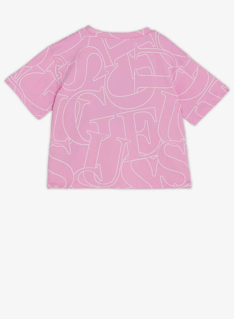 GUESS Kids Midi Short Sleeve T-Shirt - Image 2