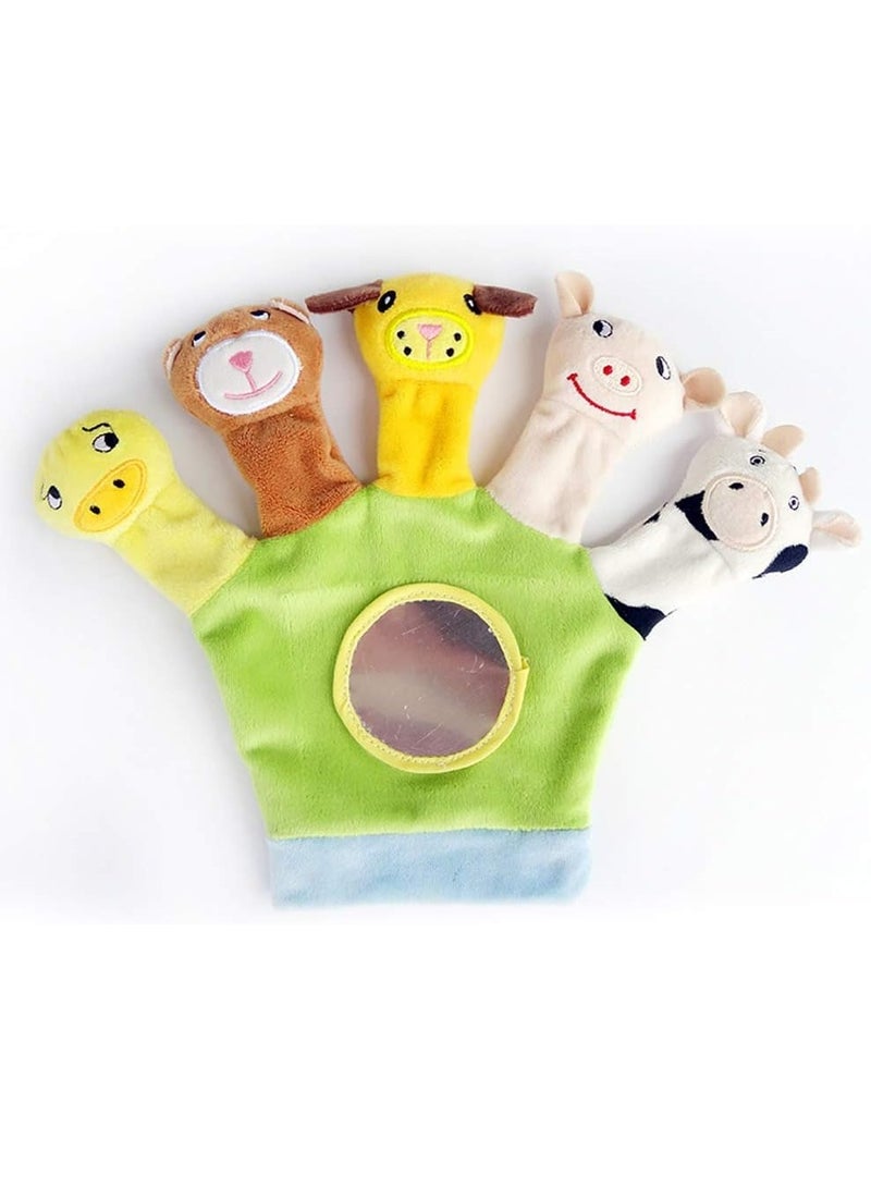 Gonice Hand Finger Plush Puppets Glove, Animal Finger Puppet for Children Early Education Toys  - Image 5