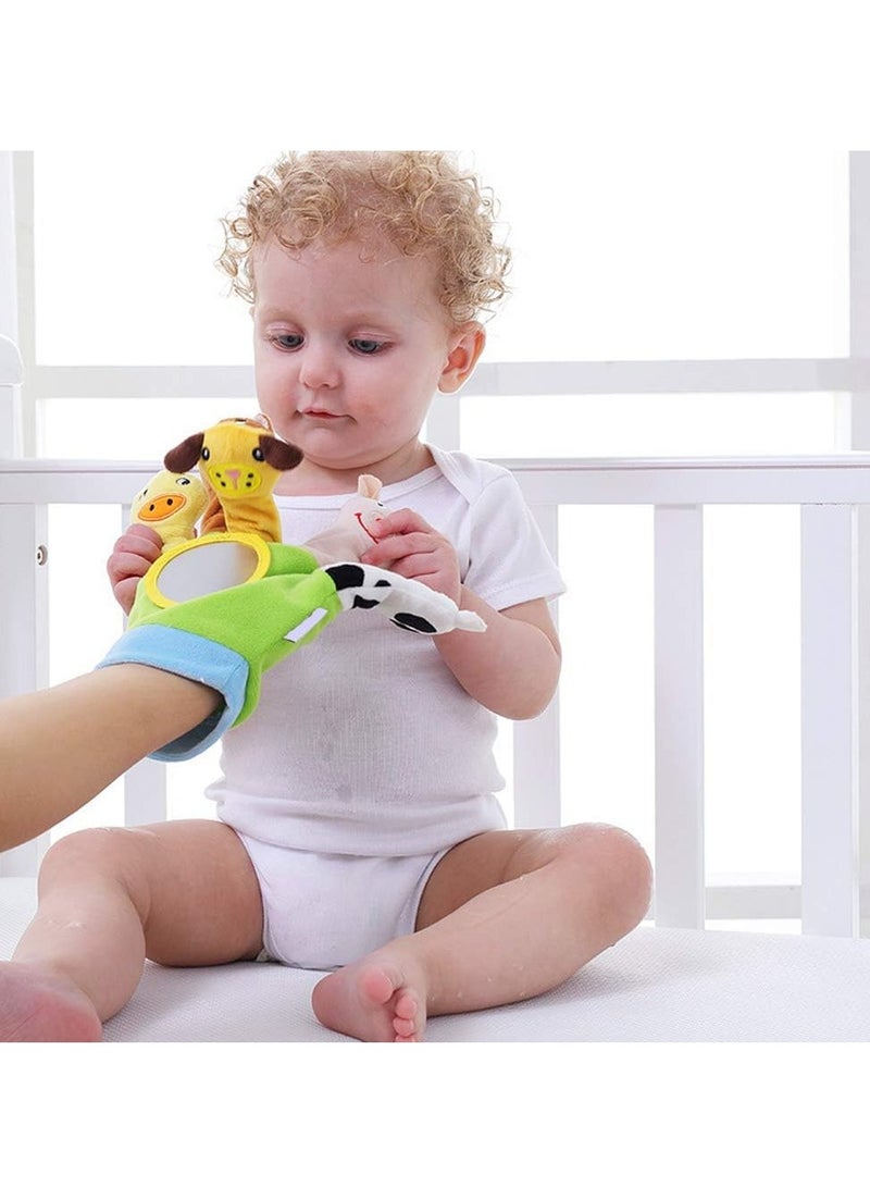 Gonice Hand Finger Plush Puppets Glove, Animal Finger Puppet for Children Early Education Toys  - Image 2