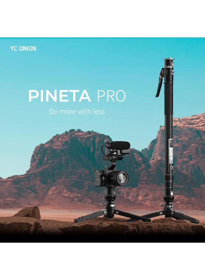 YC ONION Pineta Carbon Fiber Camera Monopod, Professional Camera Monopod, Camera Tripod with FEISO Release System,Stands Adapted for Mobile Phones，Stands adapted for Table Computers - Image 3