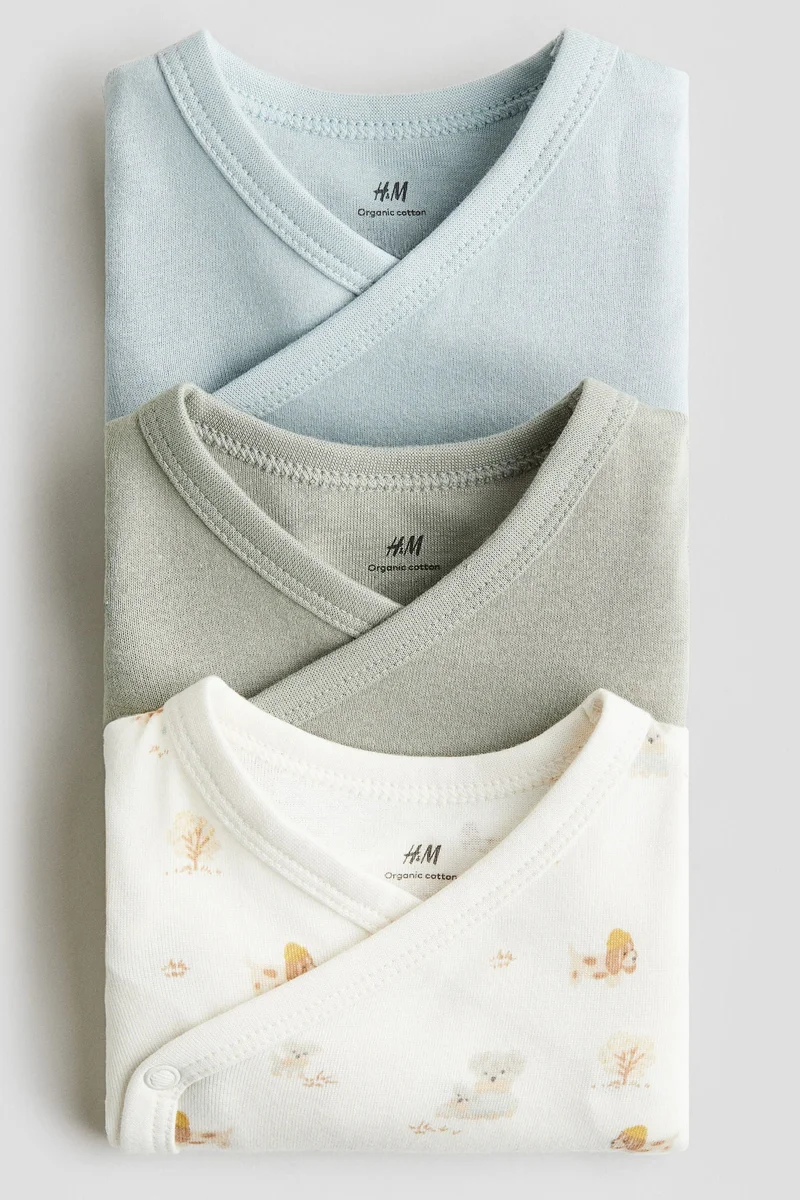 اتش اند ام بودي سوت بتصميم ملفوف - عبوة من 3 قطع