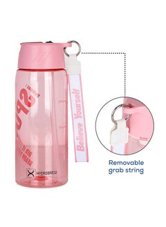 HYDROBREW Water Bottle With Grab String 800 ML - Pink  - Image 3