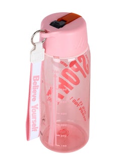 HYDROBREW Water Bottle With Grab String 800 ML - Pink  - Image 2