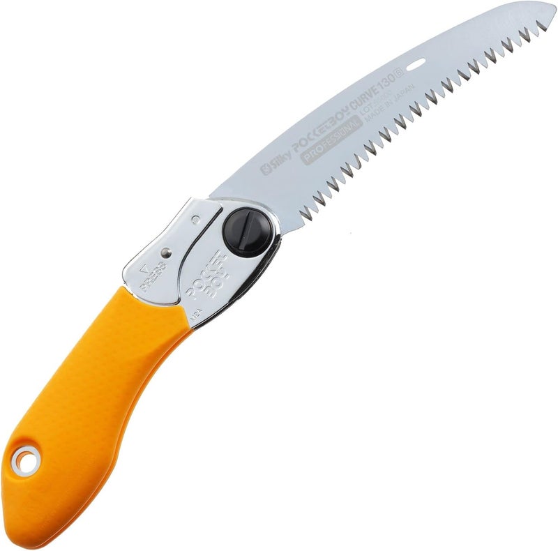 Silky Saws PocketBoy Curve Professional Folding Saw 130mm with Large Teeth - Image 1