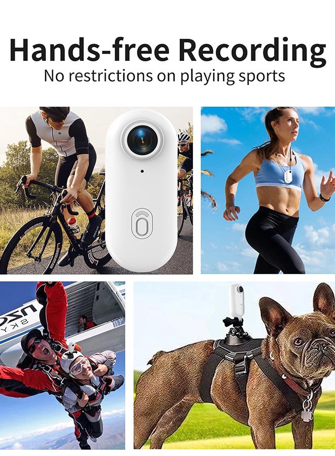 Waterproof 4K Body Camera with Audio & Video Recording, Magnetic 360° Clip, 120-Min Battery Life, Ideal for Cycling and Pet Walking, Includes 128G Card. - Image 2