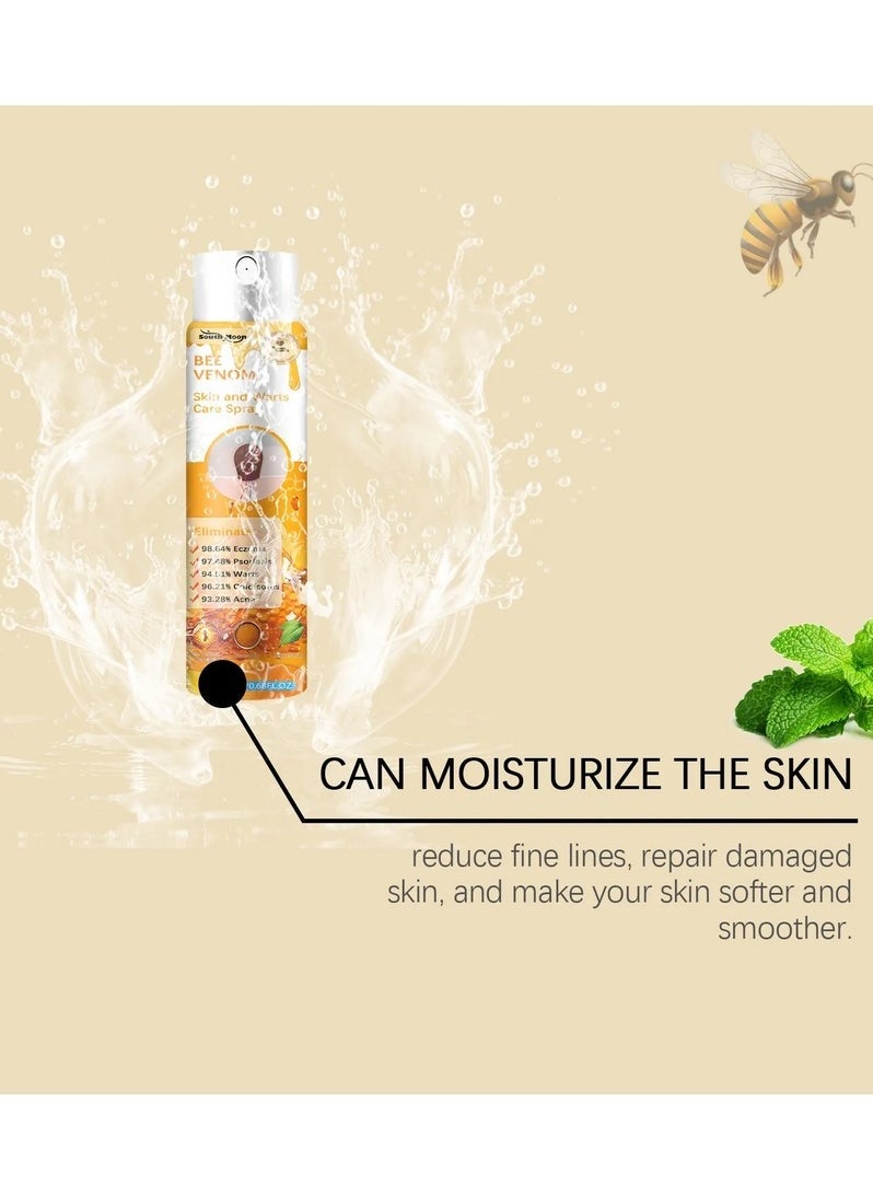 SOUTH MOON South Moon Bee Venom Skin And Warts Care Spray, Skin Tags Remover ,Skin Tag Spray ,Body Care Spray Moisturizing, Cleaning Repairing Skin 20ml  - Image 3