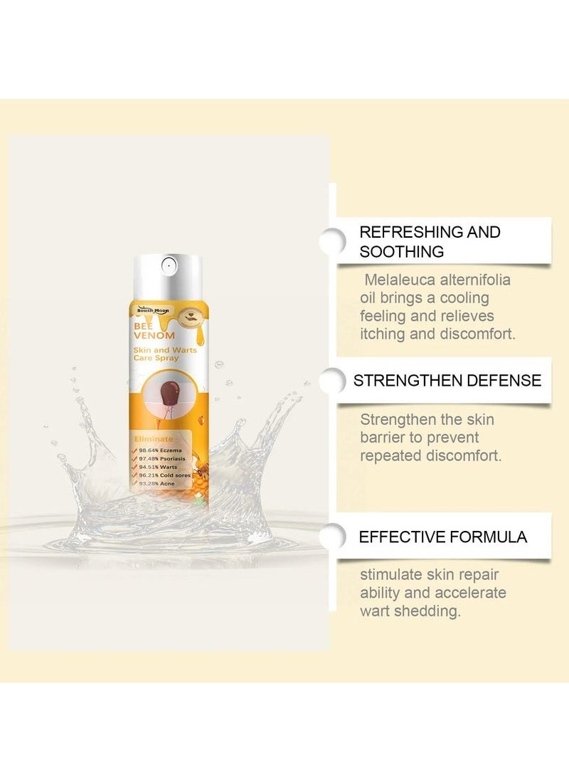 SOUTH MOON South Moon Bee Venom Skin And Warts Care Spray, Skin Tags Remover ,Skin Tag Spray ,Body Care Spray Moisturizing, Cleaning Repairing Skin 20ml  - Image 4