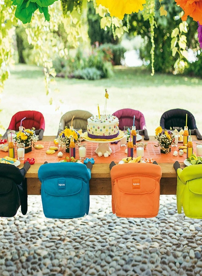 Inglesina Fast Table Chair, Orange - Portable Baby High Chair - for Babies & Toddlers 6-36 Months - Collapsible Design - Fits Tables 0.8'' to 3.5'' Thick - Compact & Easy to Use - Travel Bag Included - Image 2