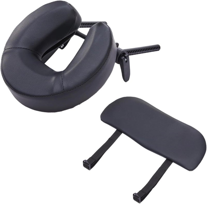Beauty Bed Pillow with Soft PU Layer Contoured Design for Face Lightweighted Massage Table Accessory Face Massage Tray Pillow Face Tray - Image 1