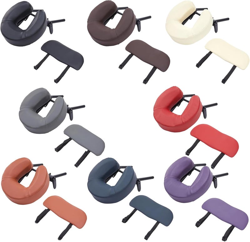 Beauty Bed Pillow with Soft PU Layer Contoured Design for Face Lightweighted Massage Table Accessory Face Massage Tray Pillow Face Tray - Image 3