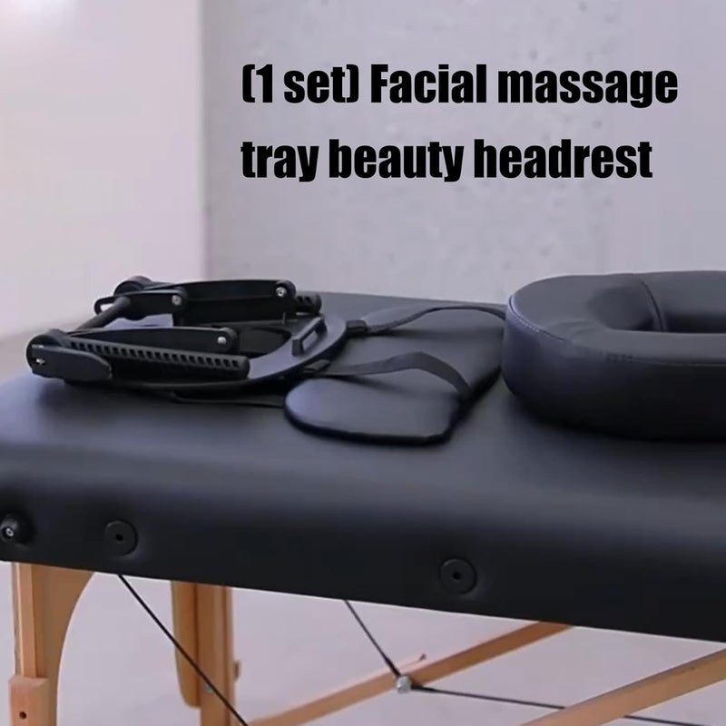 Beauty Bed Pillow with Soft PU Layer Contoured Design for Face Lightweighted Massage Table Accessory Face Massage Tray Pillow Face Tray - Image 4