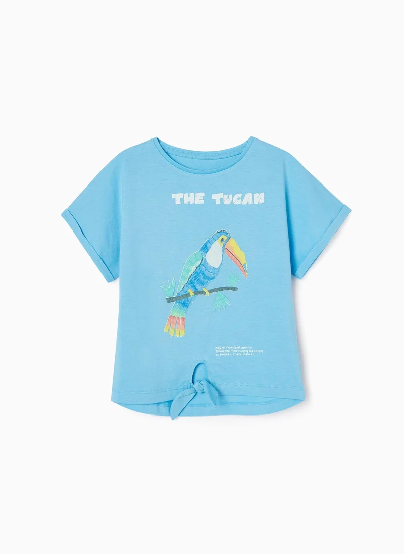 Zippy Zippy Cotton T-Shirt For Girls Toucan