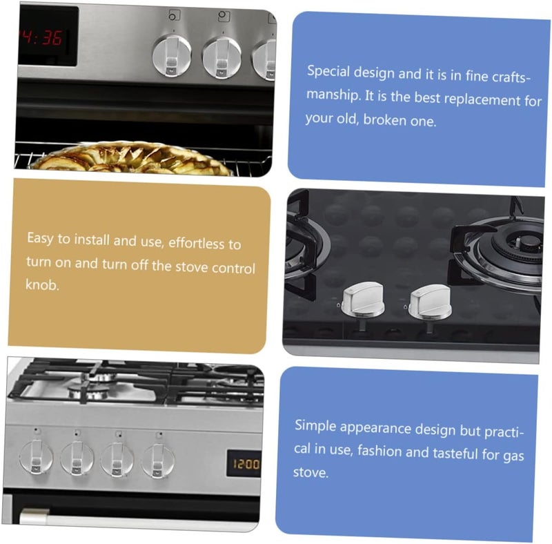 OSALADI 6pcs Alloy Gas Stove Knob Gas Cooker Stove Off Knobs Easy Install Kitchen - Image 5