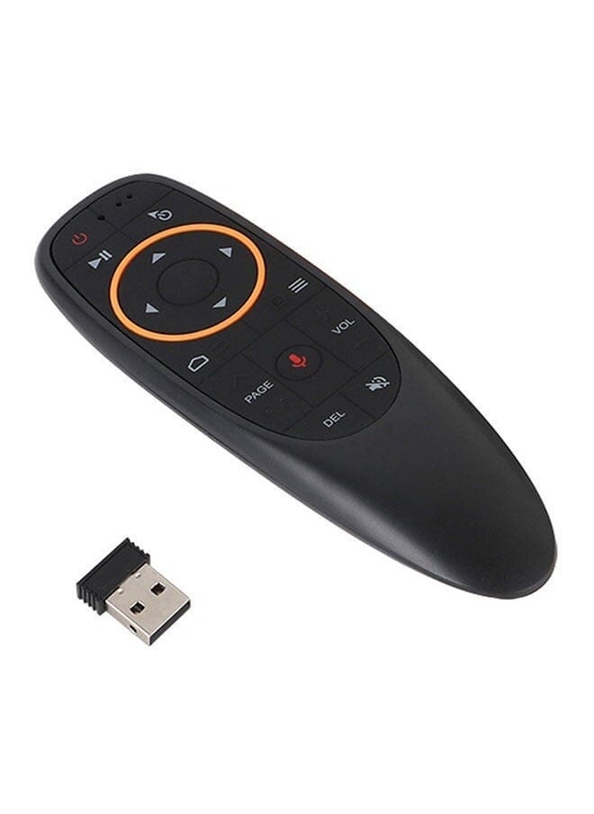 Wireless Remote Control With Voice Control For Android Tv Box Black - Image 1