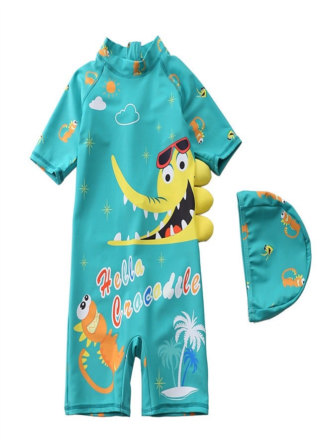 Loquat Children's Jumpsuit Swimsuit Set Multicolour X - Image 1