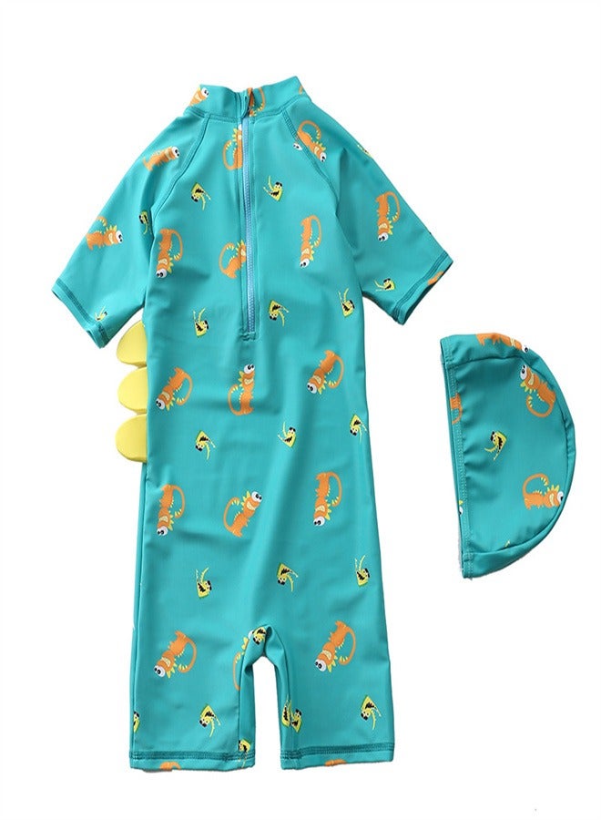 Loquat Children's Jumpsuit Swimsuit Set Multicolour X - Image 2