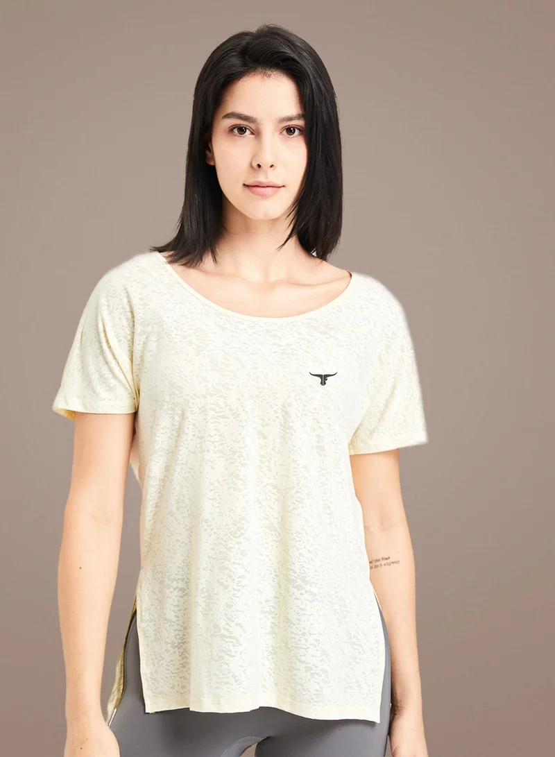 THUGFIT THUGFIT LeapSweep Ladies T-Shirt - Yellow