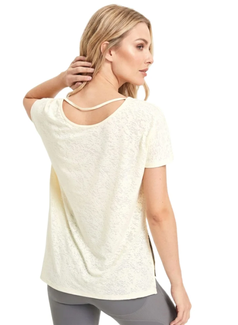 Thugfit Yellow THUGFIT LeapSweep Ladies T-Shirt - Yellow for Women | Best Price UAE