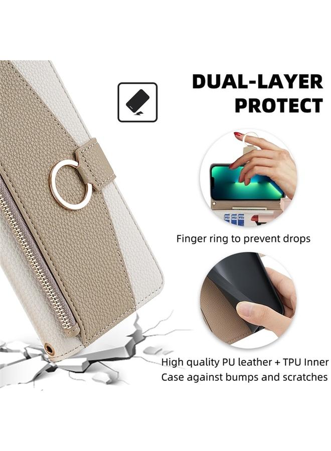 اس-توب جراب هاتف Nokia G42 5G Crossbody مصنوع من الجلد بنسيج الليتشي - Image 4