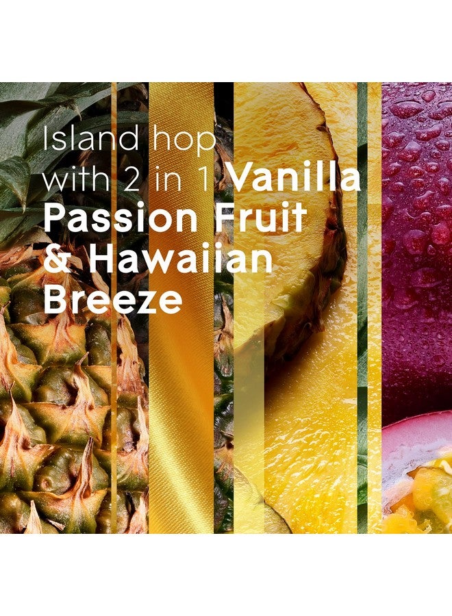 Glade جرة شمعة غليد، معطر هواء، 2 في 1، نسيم هاواي و فاكهة الفانيليا، 3.4 أونصة، 2 عدد - Image 3