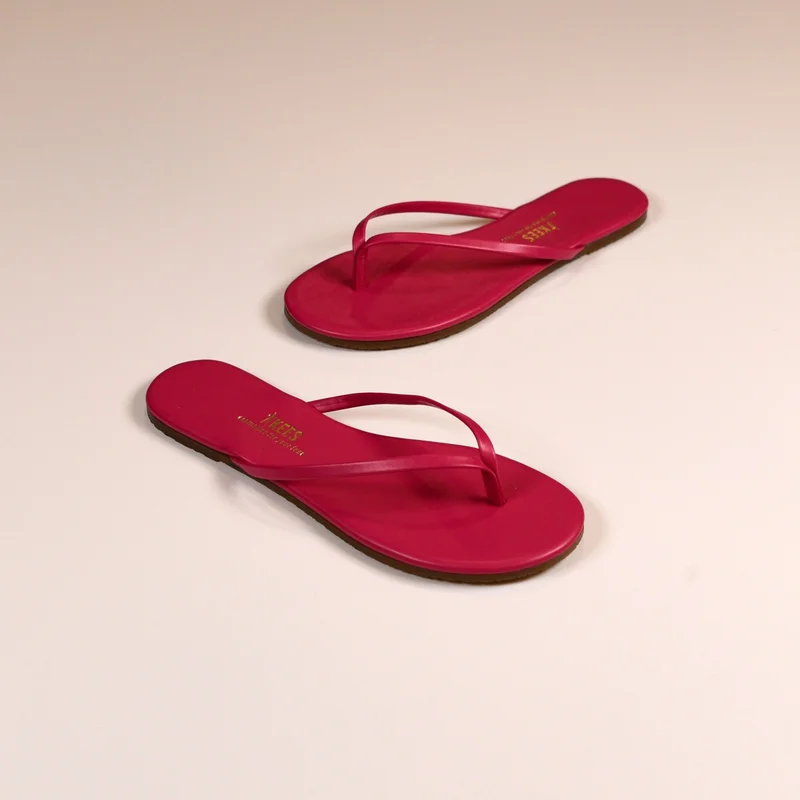 Tkees Women's Fuchsia Flip Flops