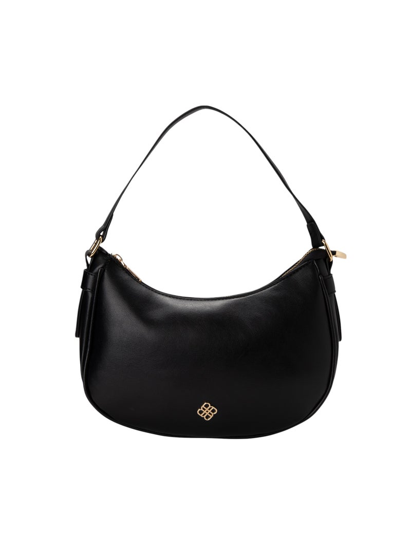 Bata Casual Curved Hobo Bag Black - Image 1