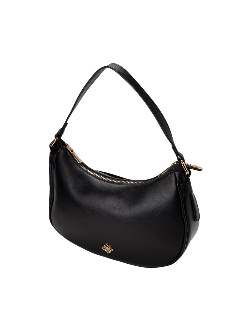 Bata Casual Curved Hobo Bag Black - Image 3