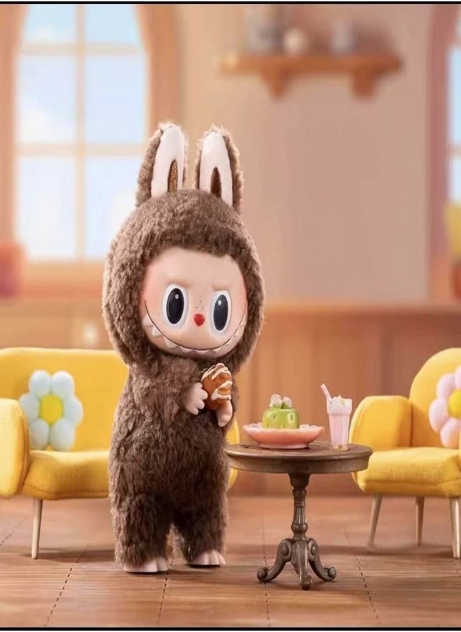 Labubu First-Generation Macaron Bubble Series 17cm Fun Plush Vinyl Figure