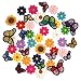 Nfvjfxz 42Pcs Butterfly and Flower Iron On Patches Embroidered Applique Sew On Patches for Jeans Clothes Hats Backpacks Decor Repair - Image 2