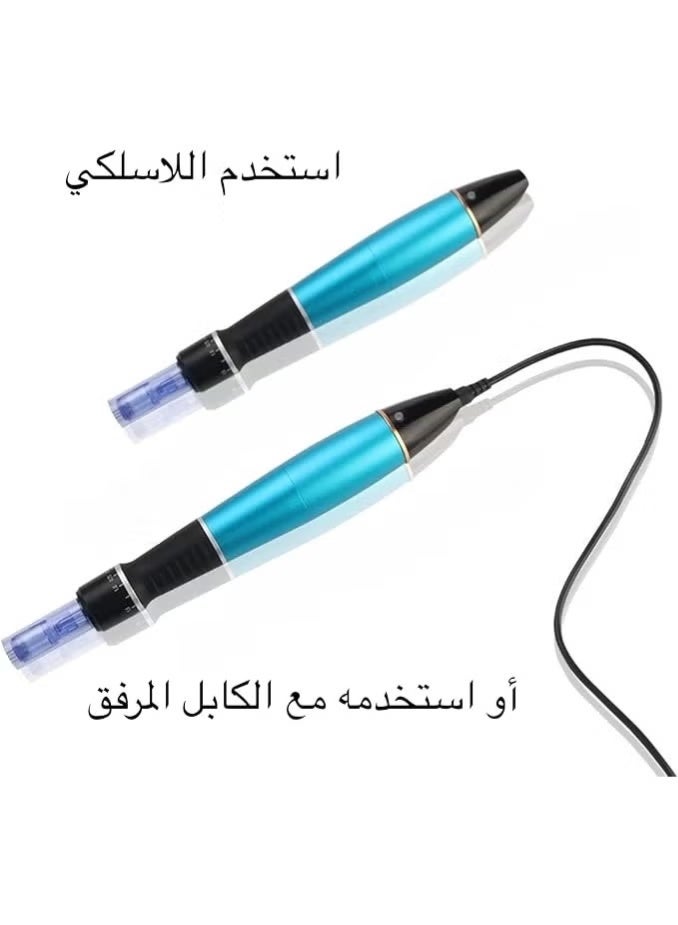 جهاز الديرما بن الاحترافي للعناية بالبشرة - نظام متطور لإبر الوخز الدقيقة لعلاج آثار حب الشباب، علامات التمدد، والسيلوليت. - Image 4